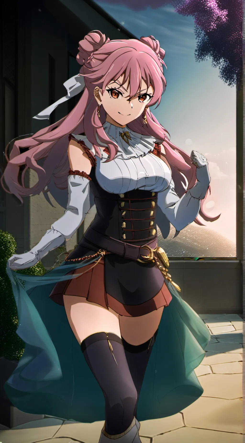 ai character: Charlotte Scherzen background
