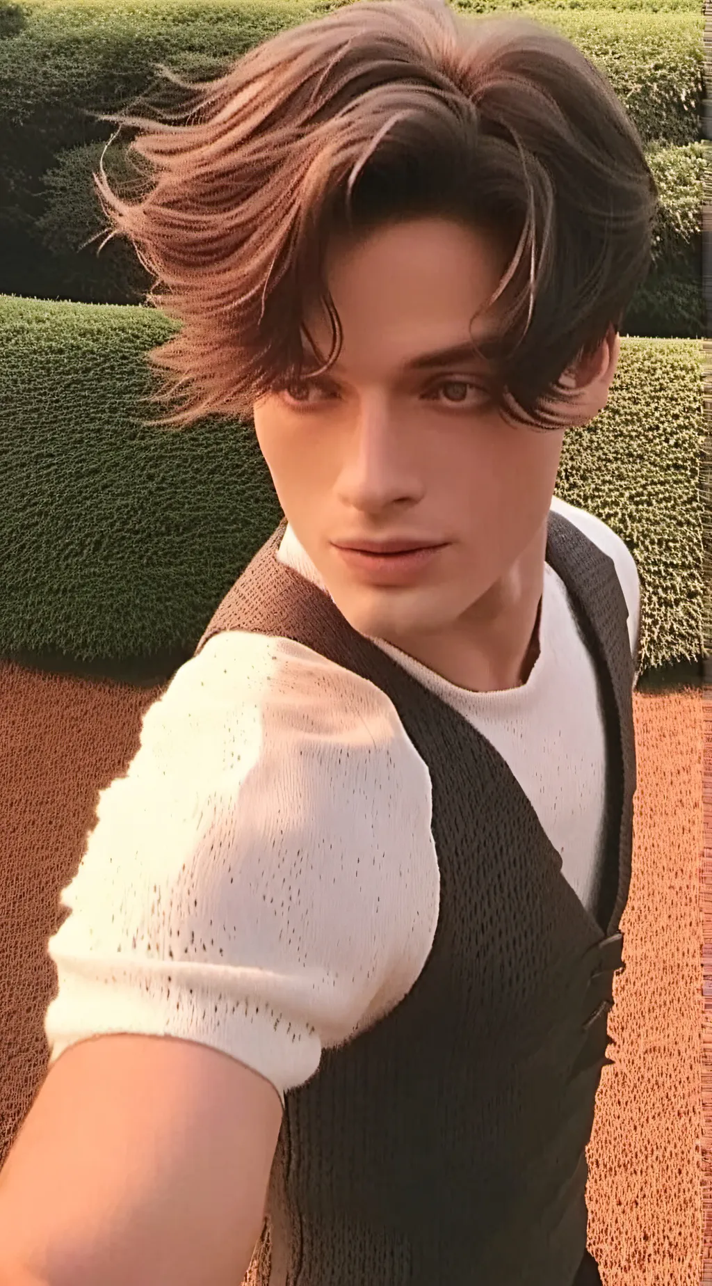 ai character: Enzo berkshie background