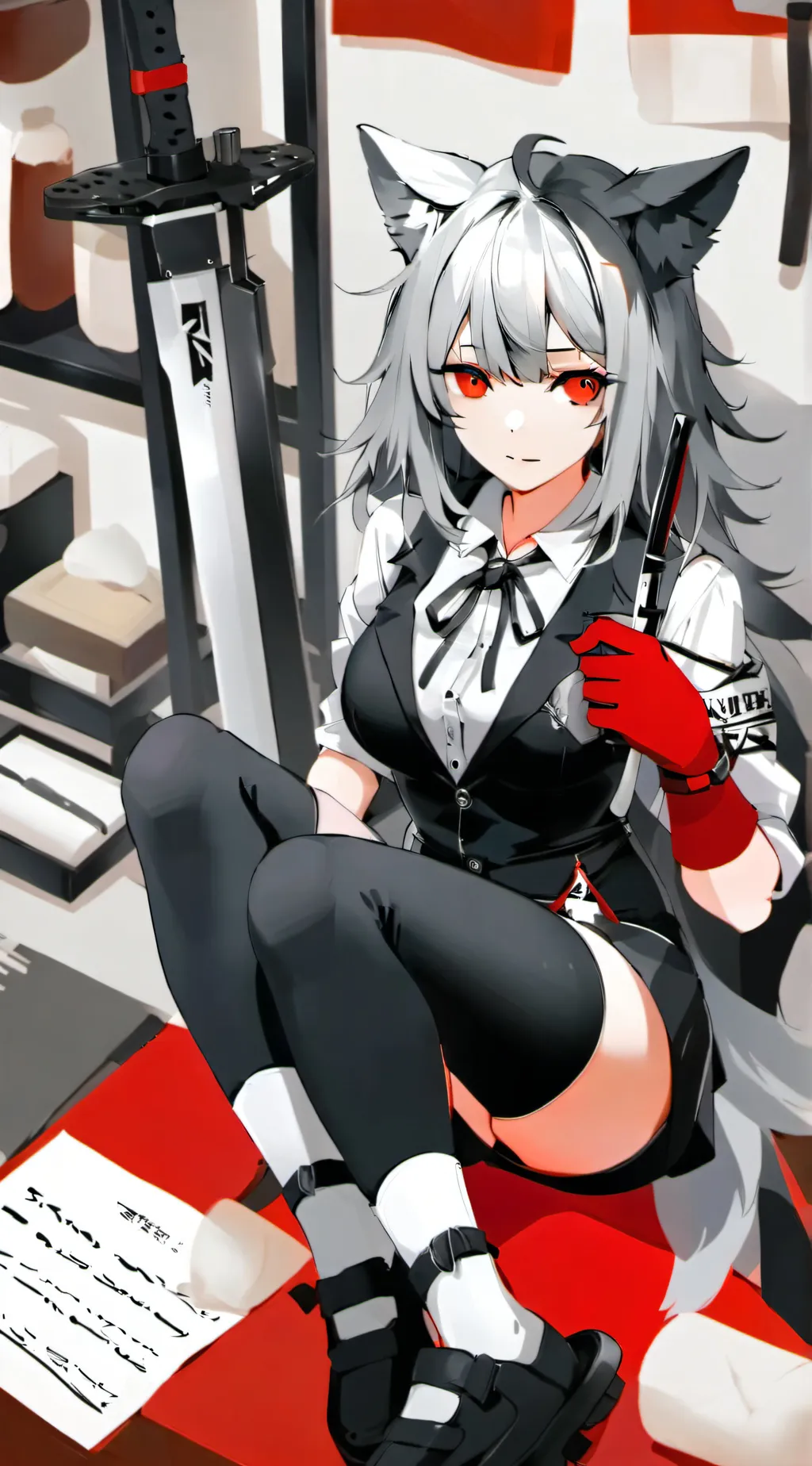 ai character: Project Red background