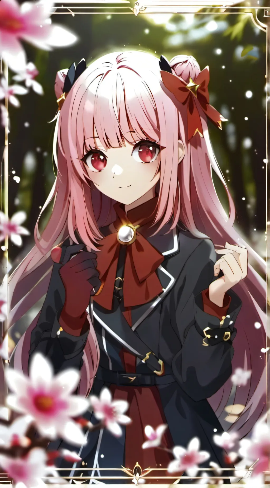 ai character: Valentine day  background
