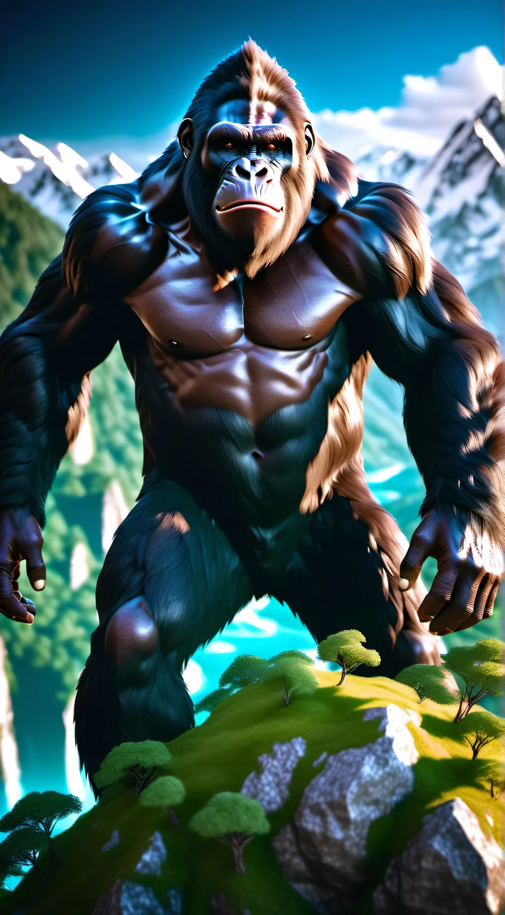 ai character: Yung Ape background