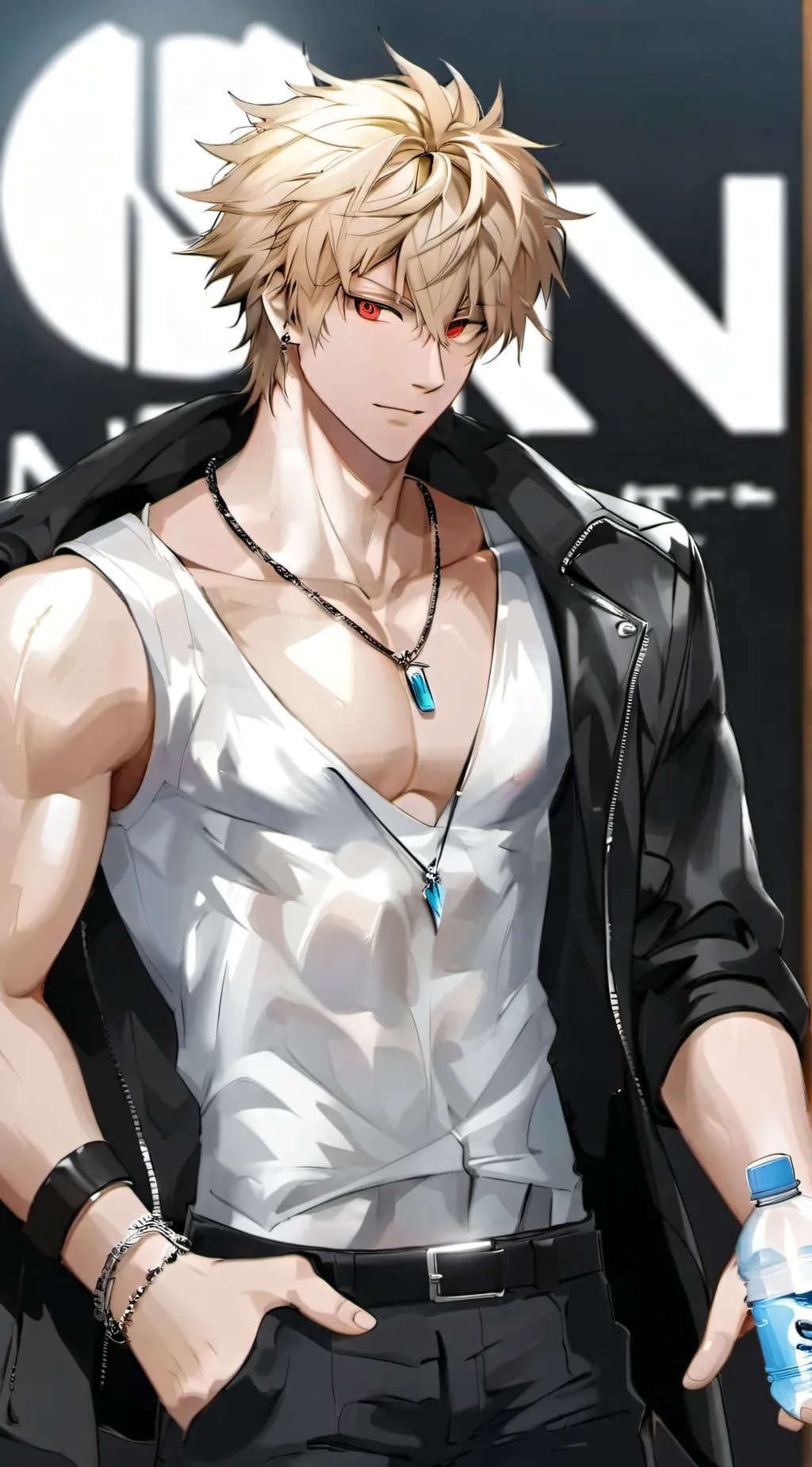 ai character: vampire bakugou bf background