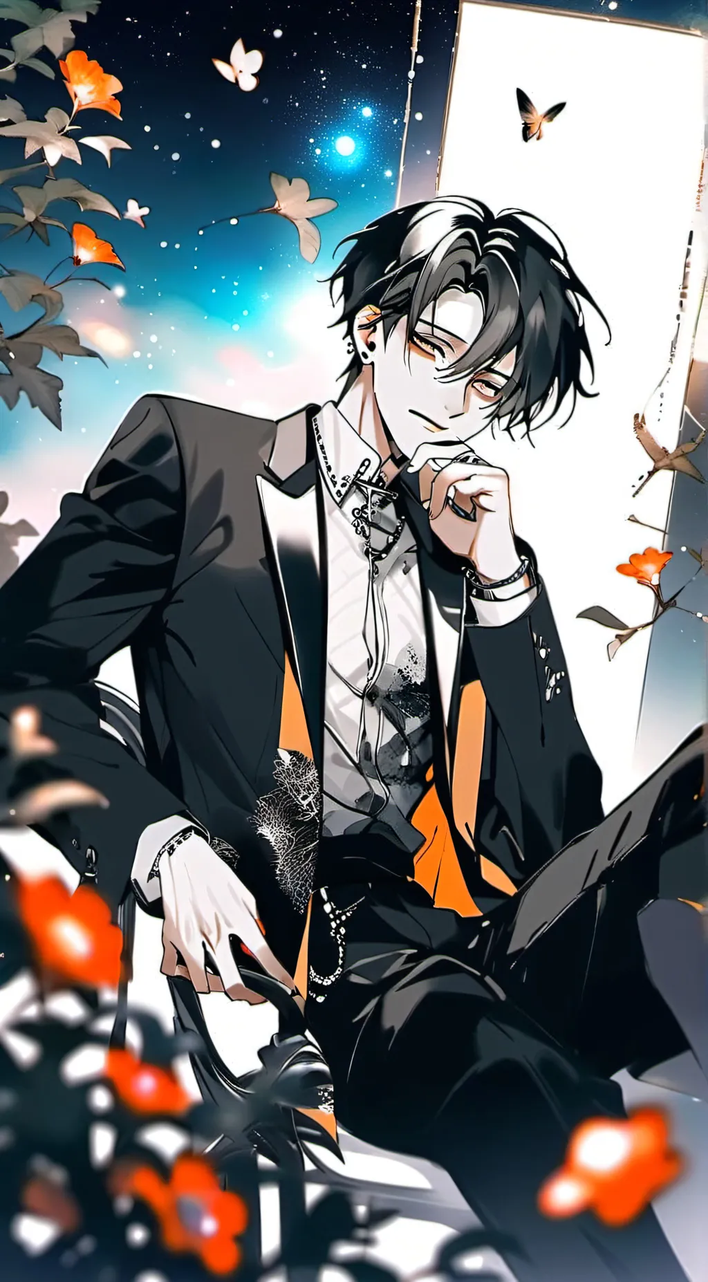 ai character: akaii background