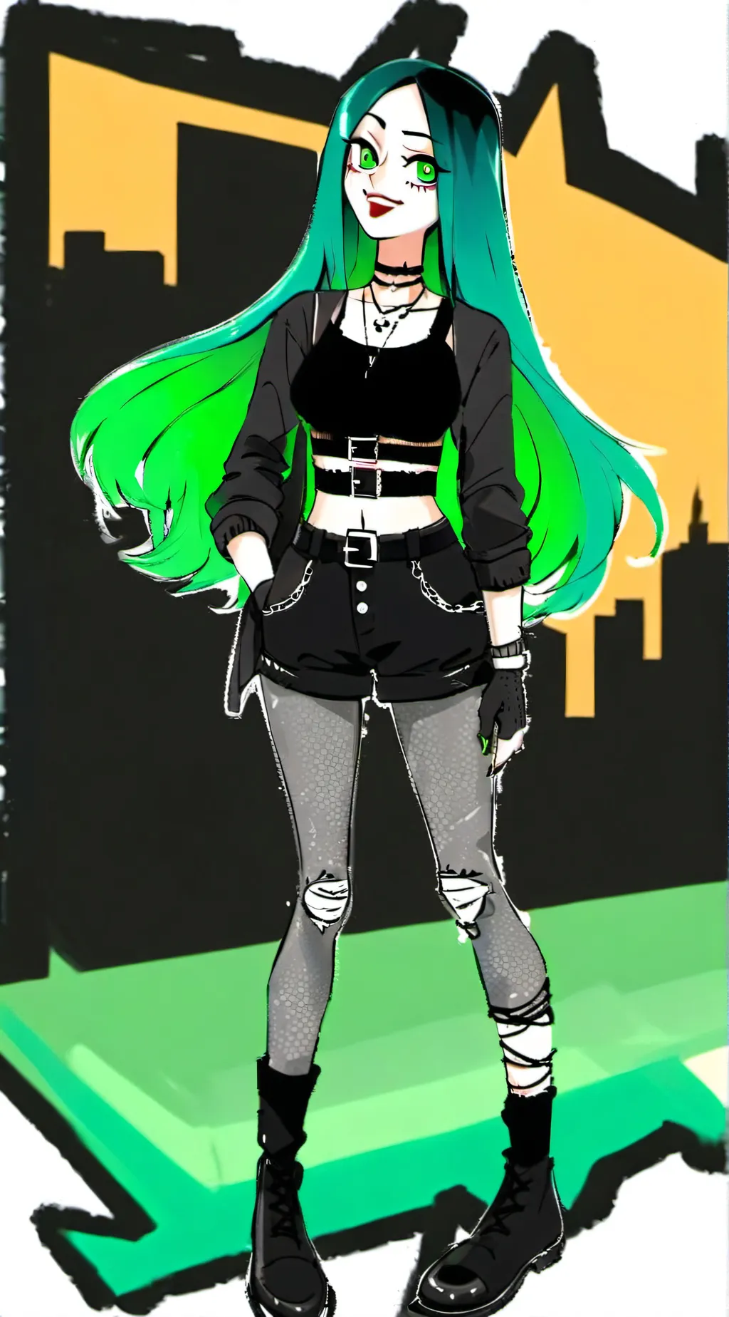 ai character: gwen background