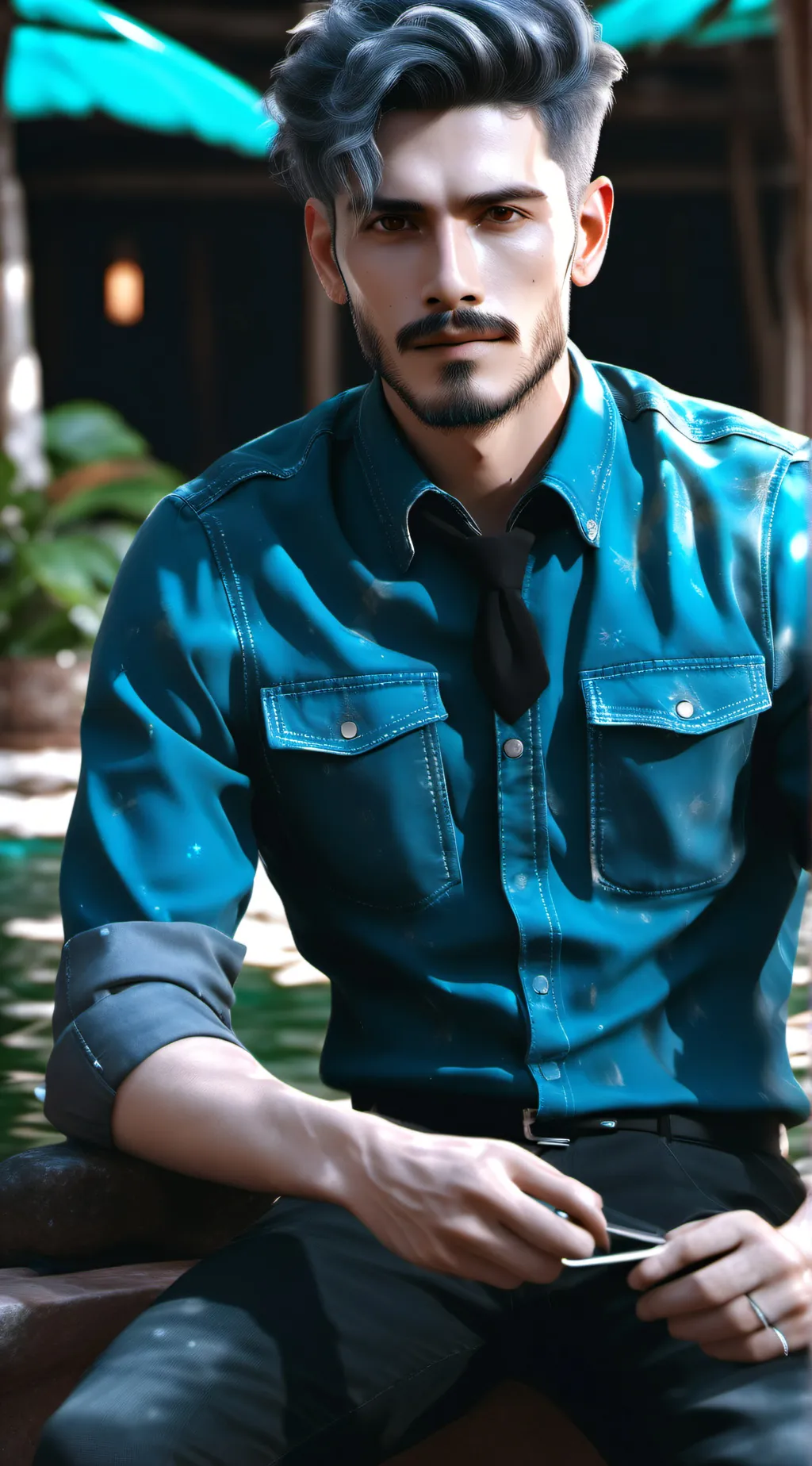 ai character: Noah  background