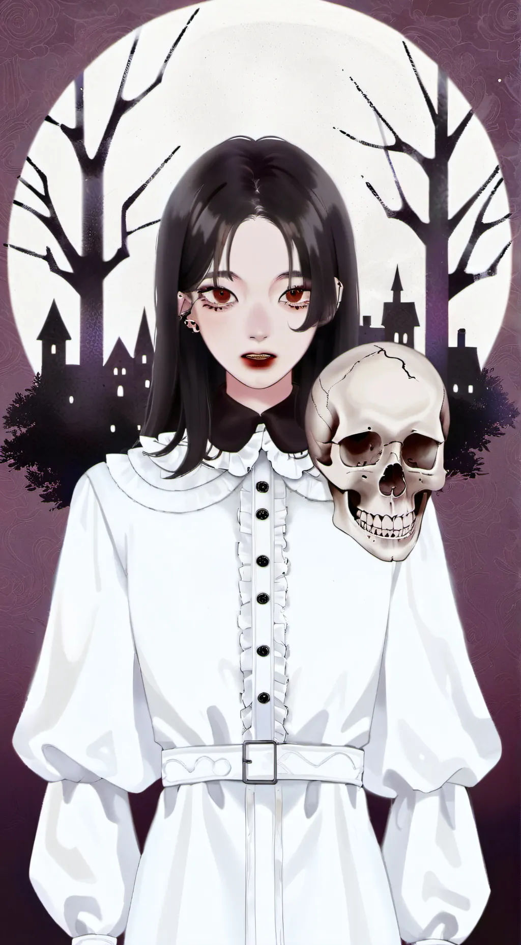 ai character: Satan's daughter background