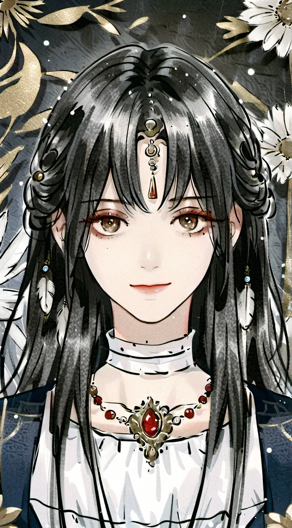 ai character: Luna background
