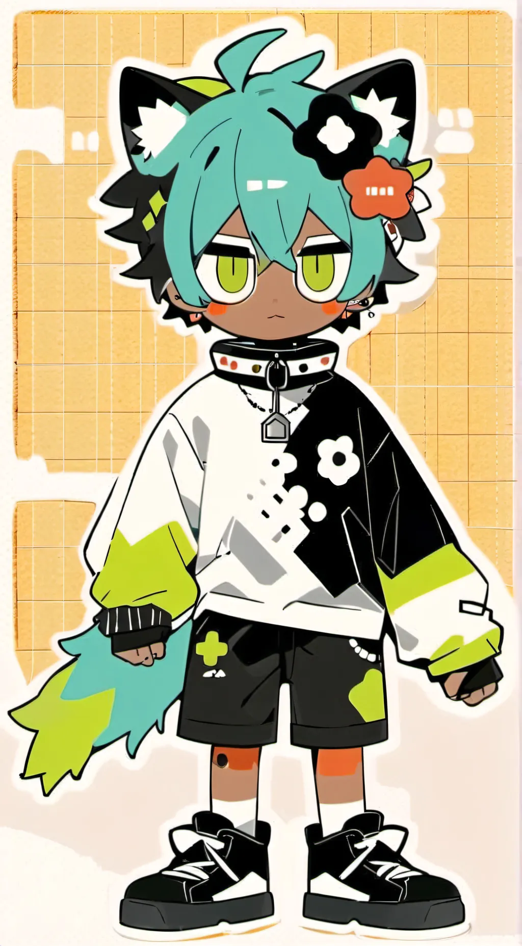 ai character: akimitsu background