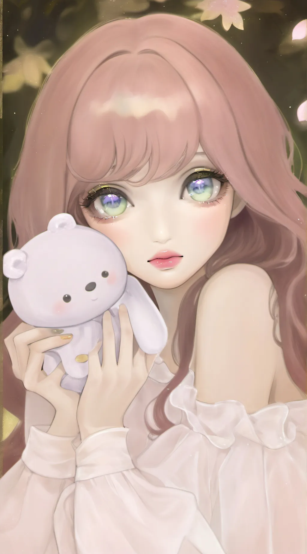 ai character: Ashley background