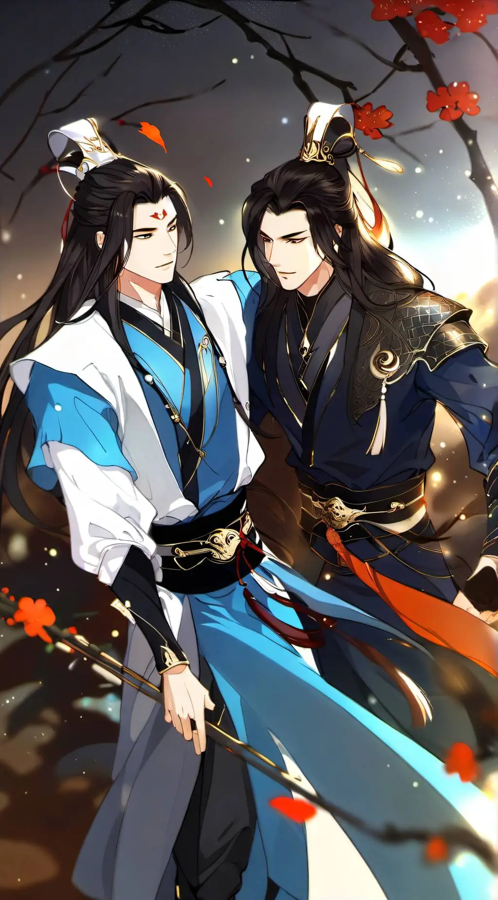ai character: Mingjue x Xichen background