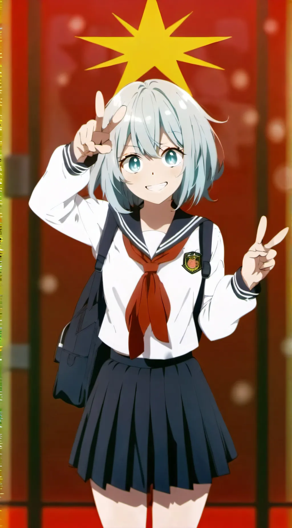 ai character: Toru Hagakure background