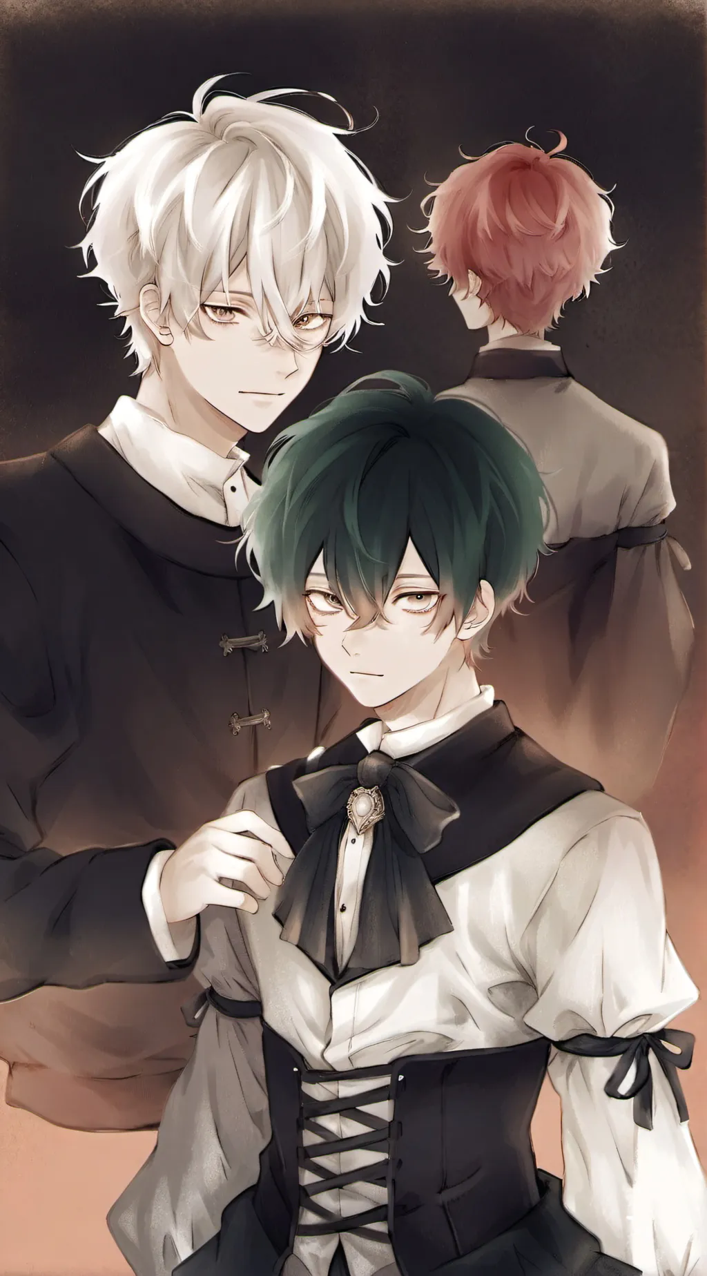 ai character: Bakugo und todo  background
