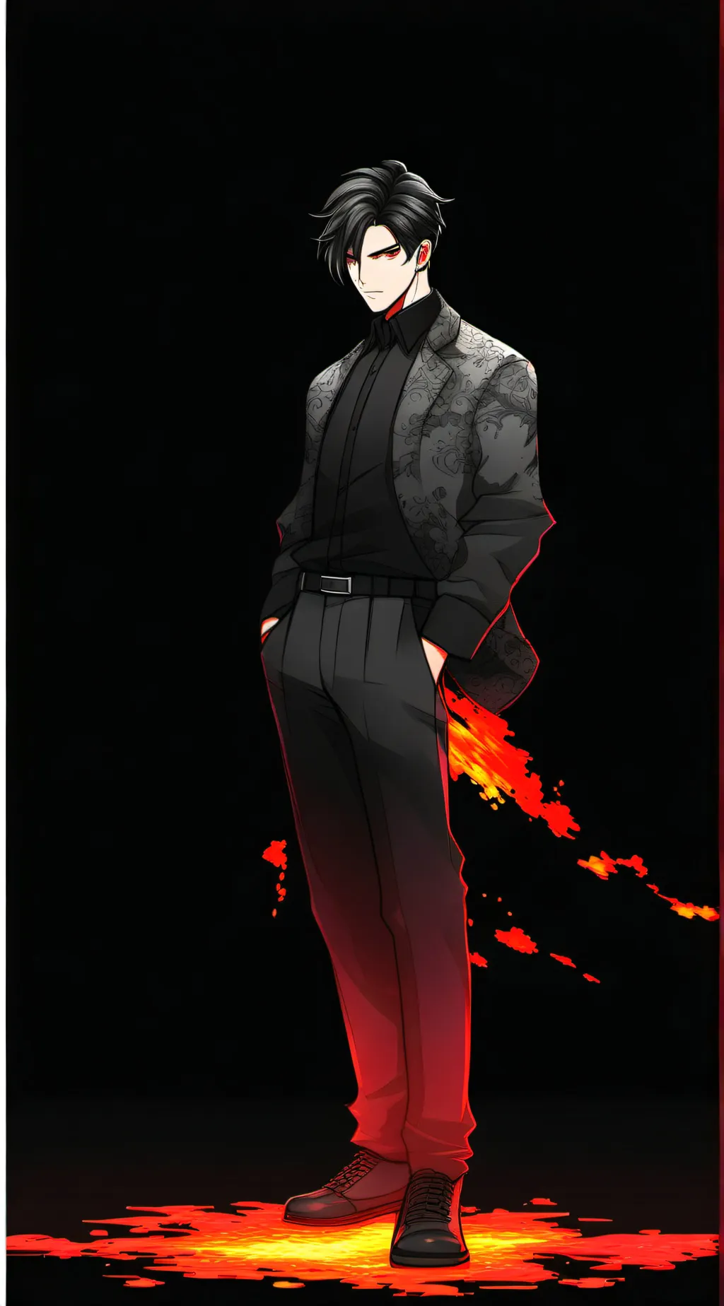 ai character: Muzan Kibutsuji  background