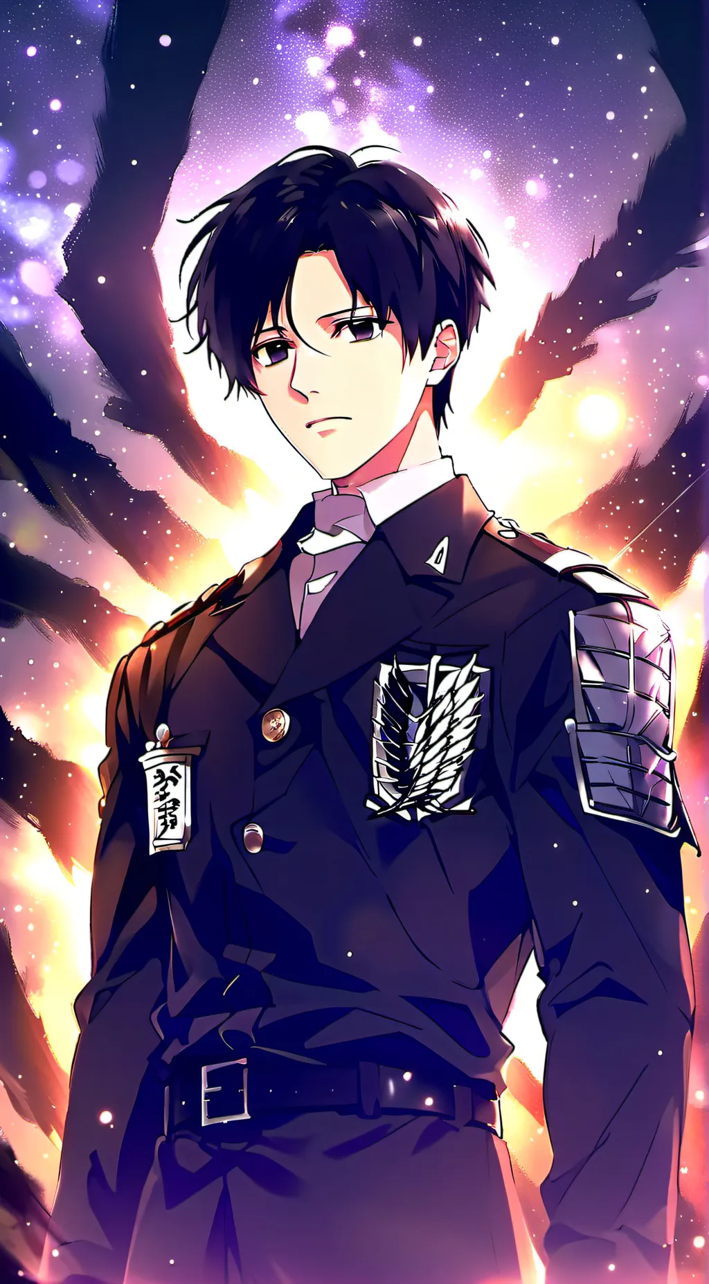 ai character: Levi's son  background