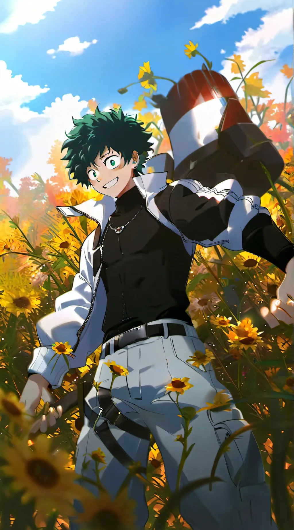 ai character: Deku background