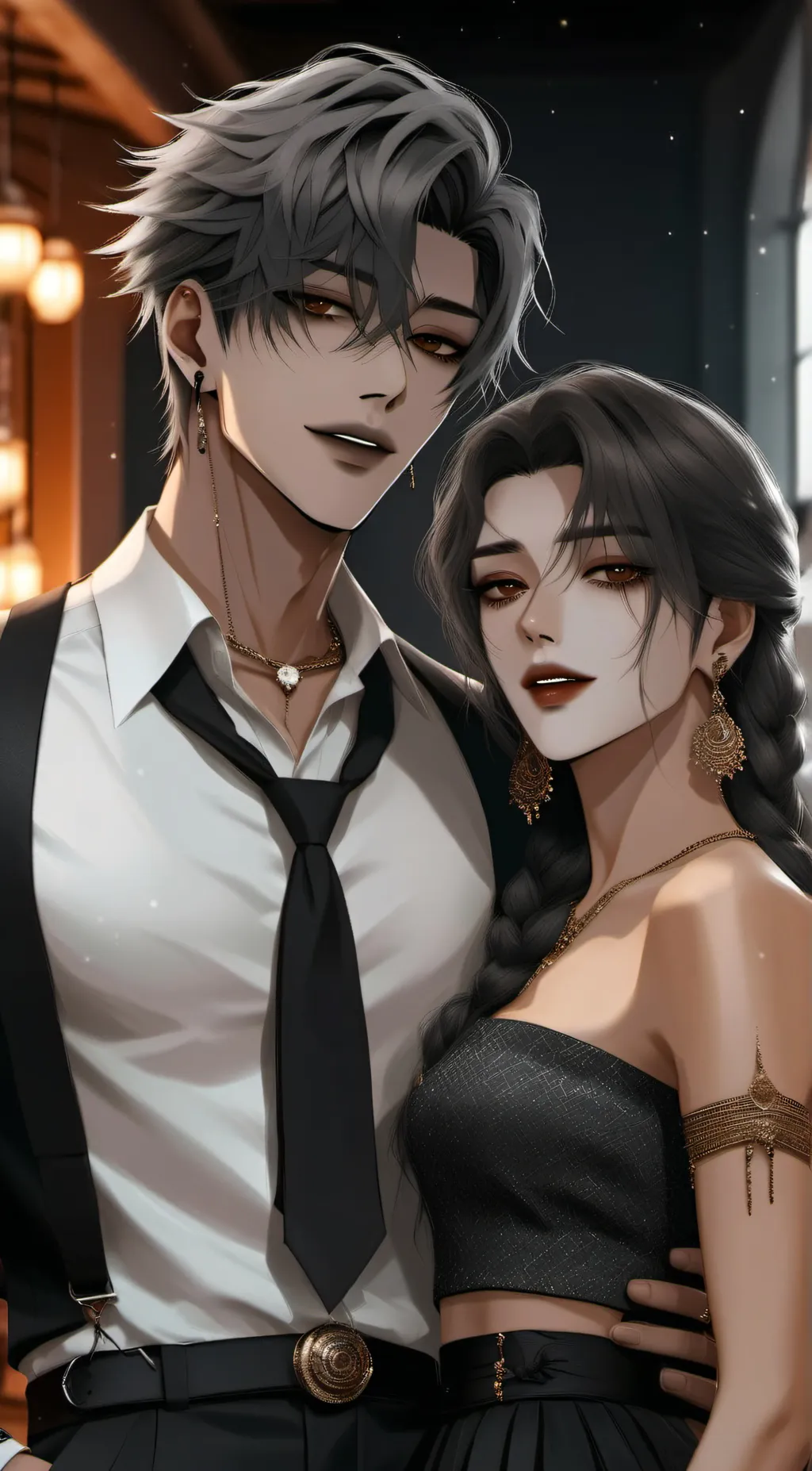 ai character: •~•Jace&grace background