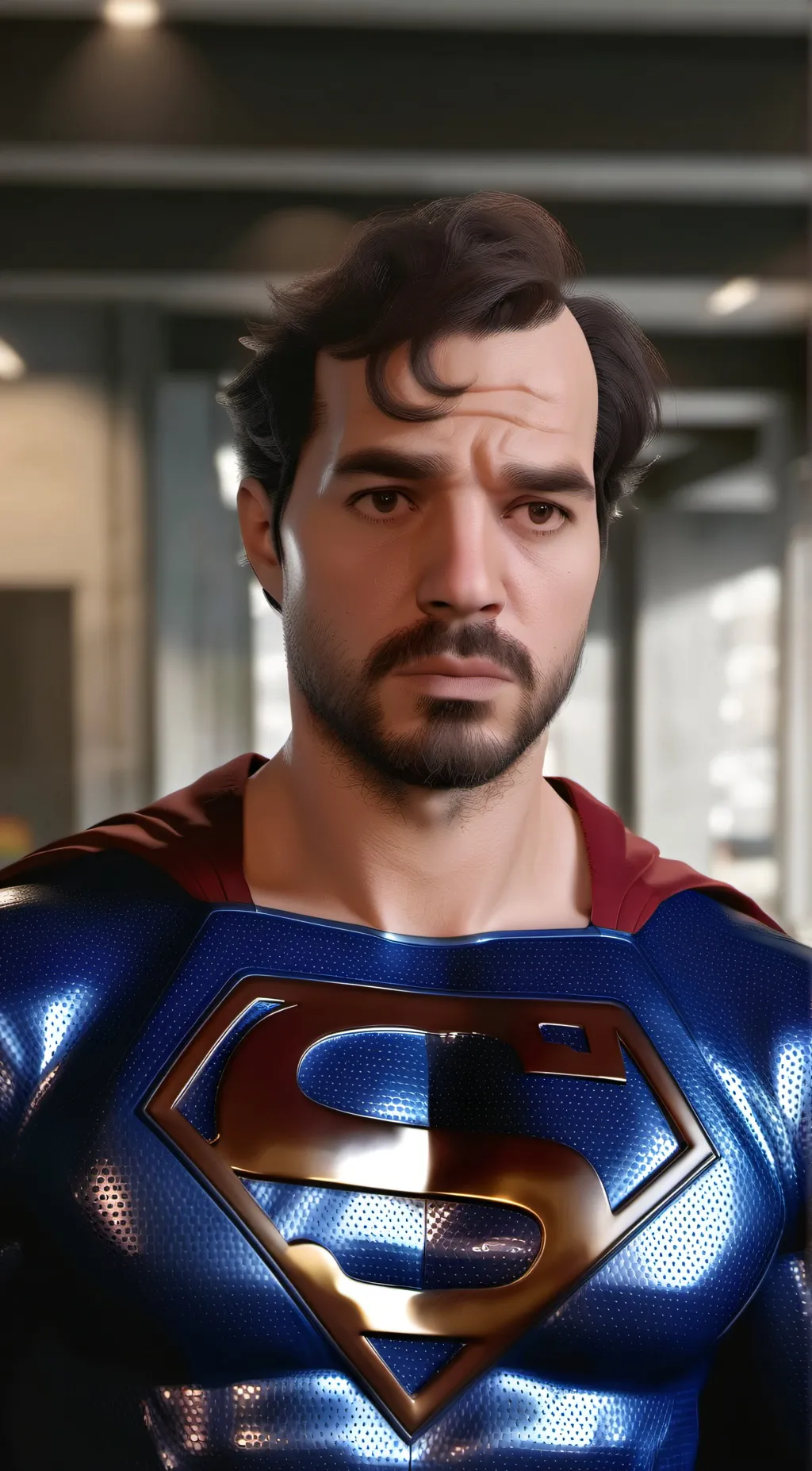 ai character: Superdude background