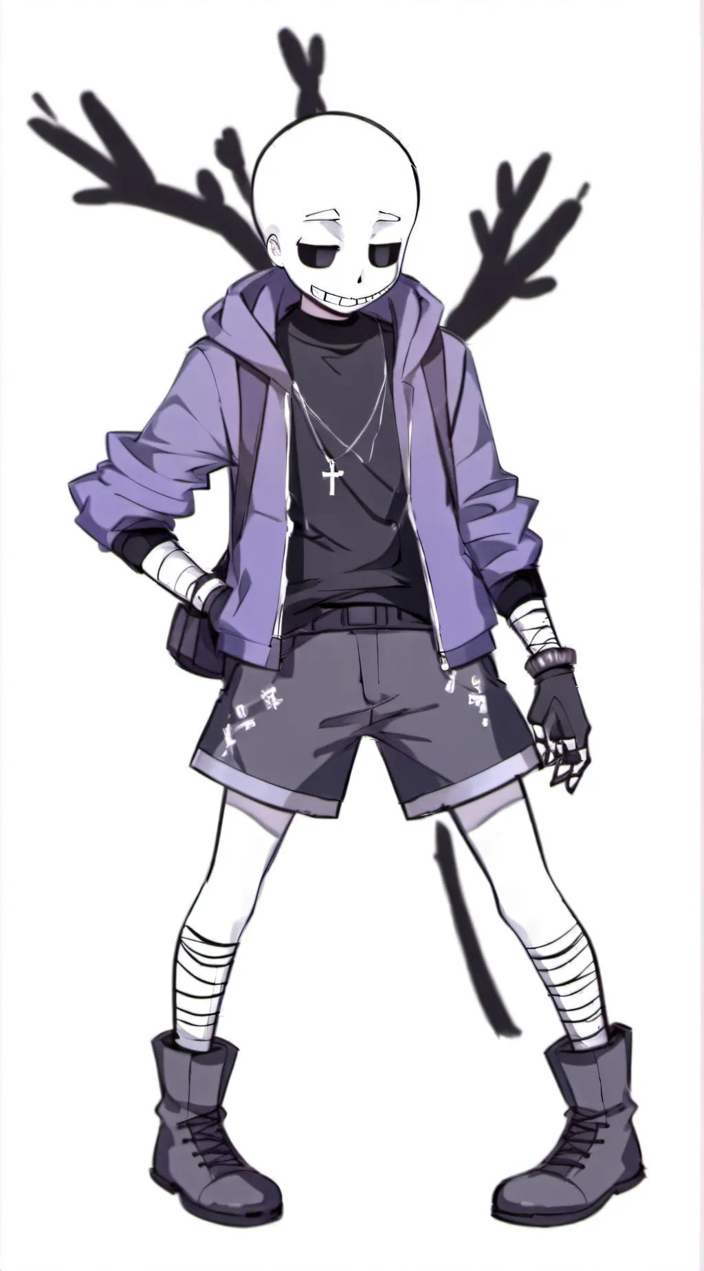 ai character: dream and cross background