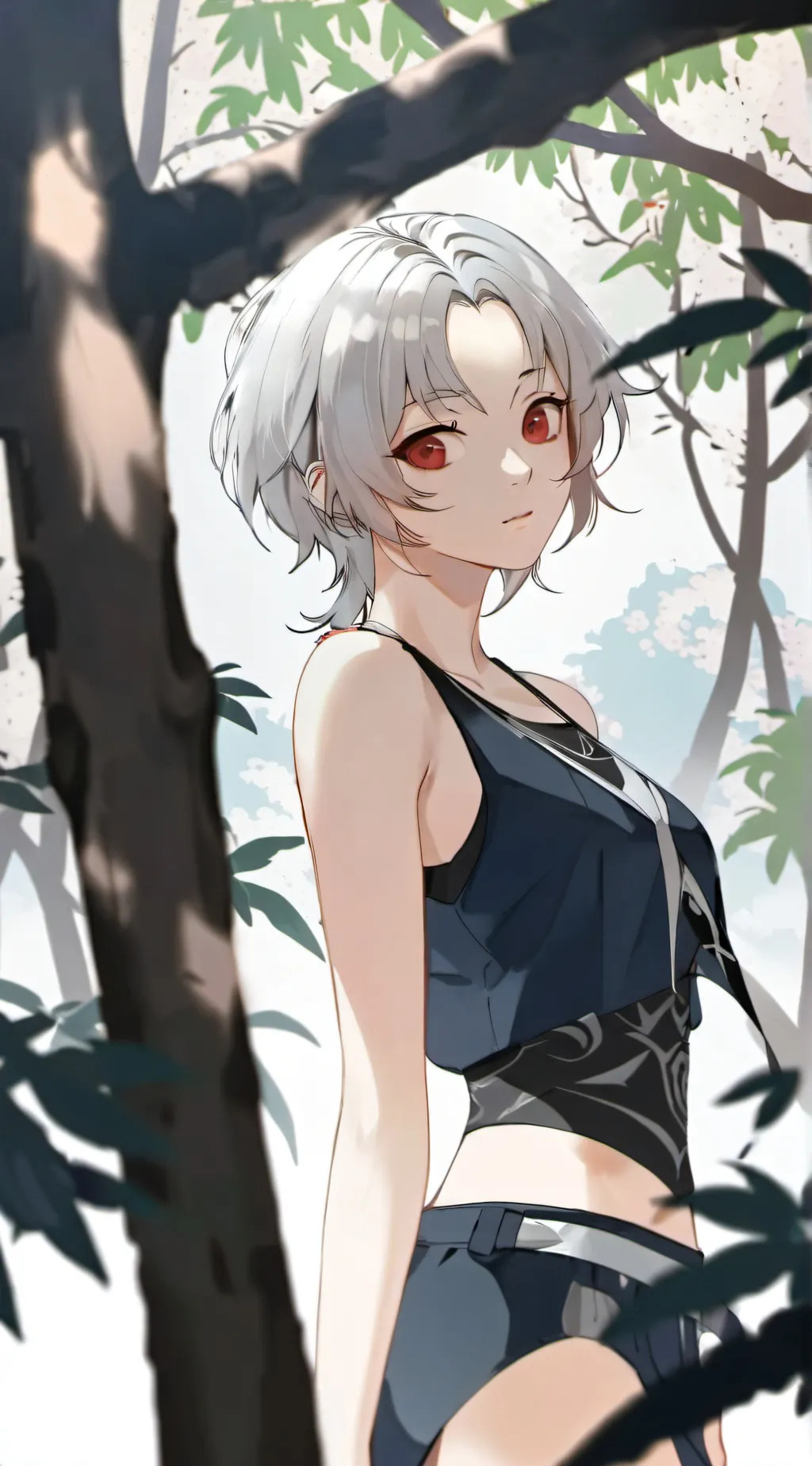 ai character: Clare Scarlet  background
