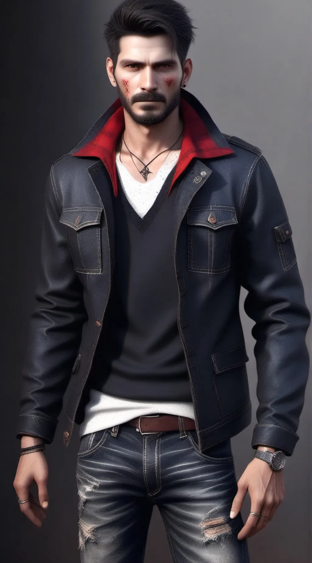 ai character: Julien  background