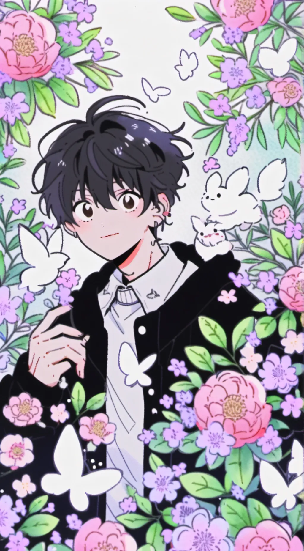 ai character: killua & alluka background