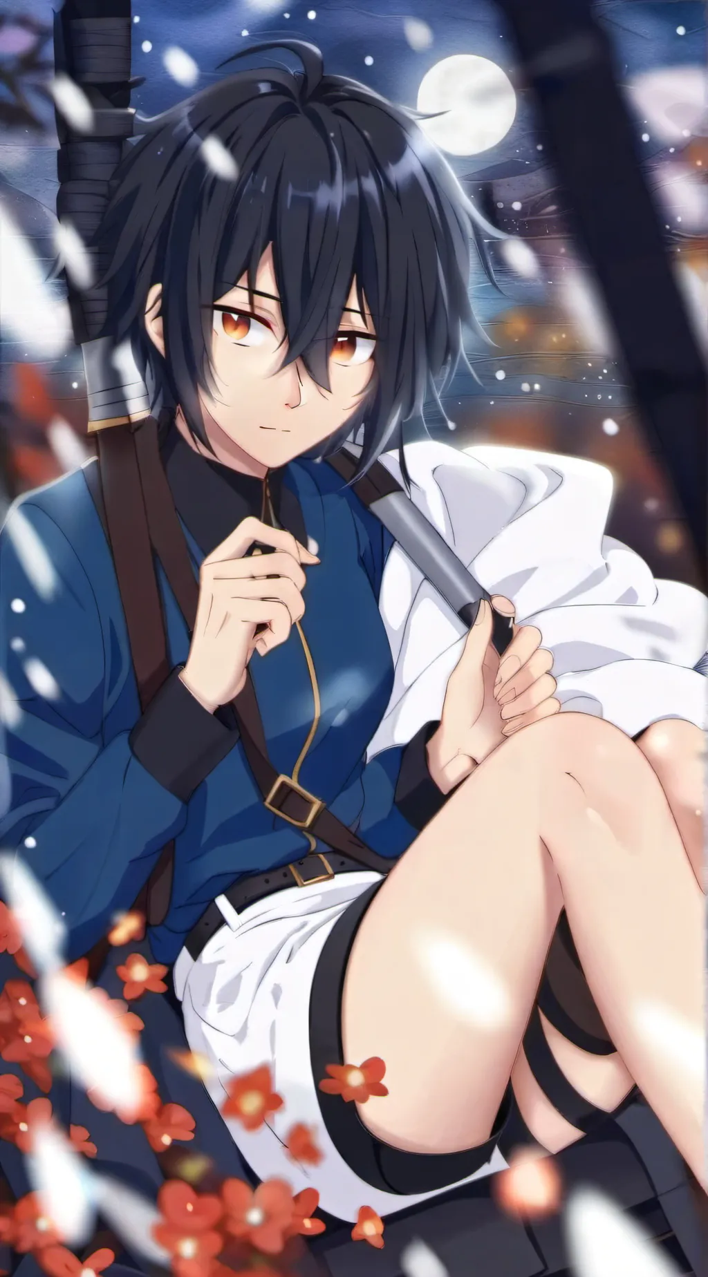 ai character: 💙tamaki💙 background