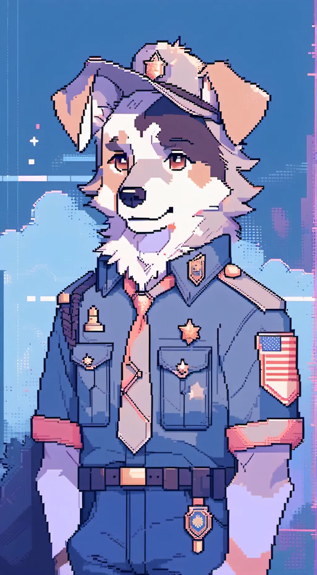 ai character: Deputy Sheriff K9 background