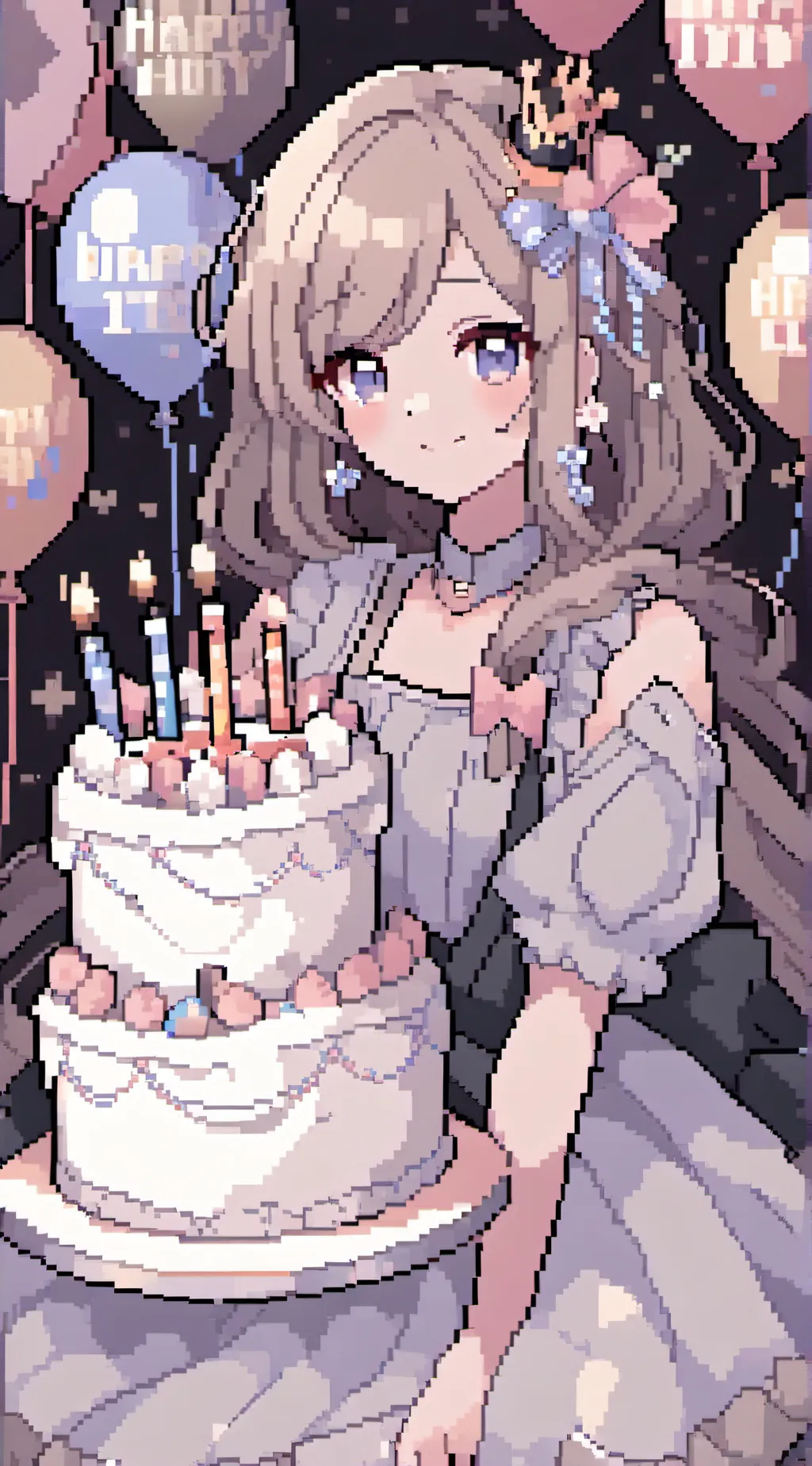 ai character: Happy Birthday! background