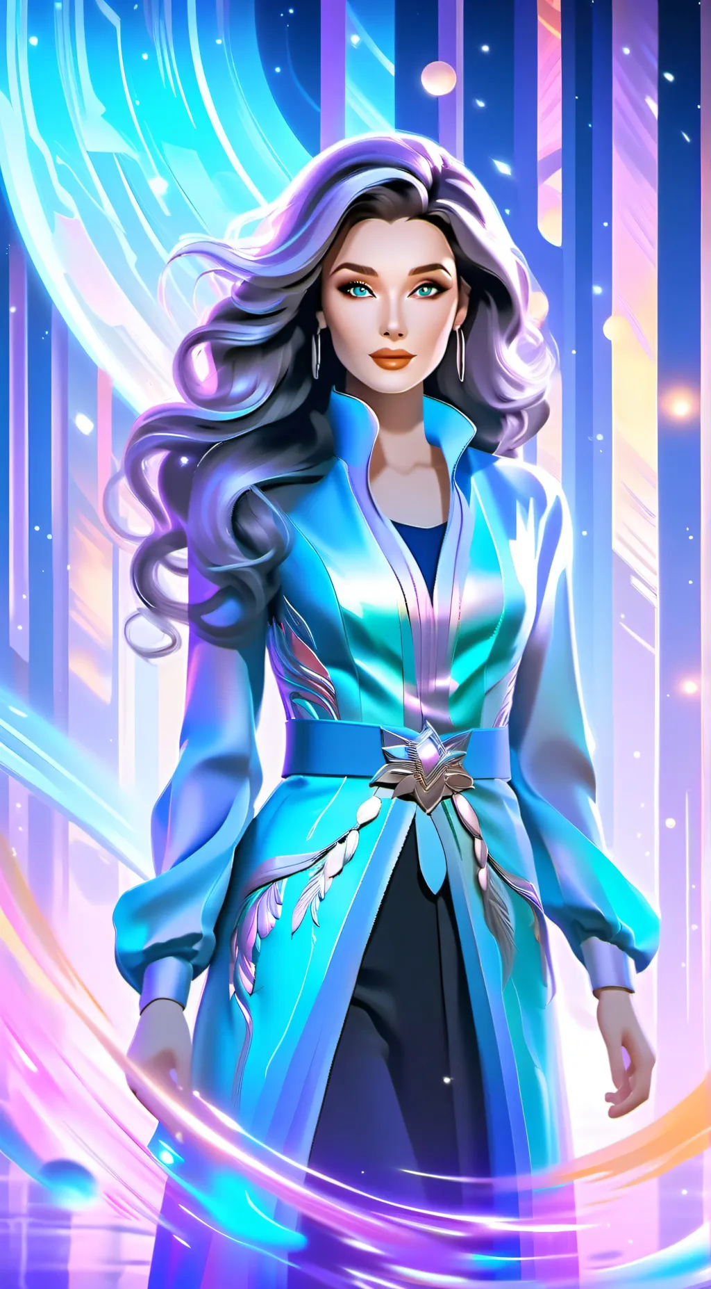 ai character: Cristina  background