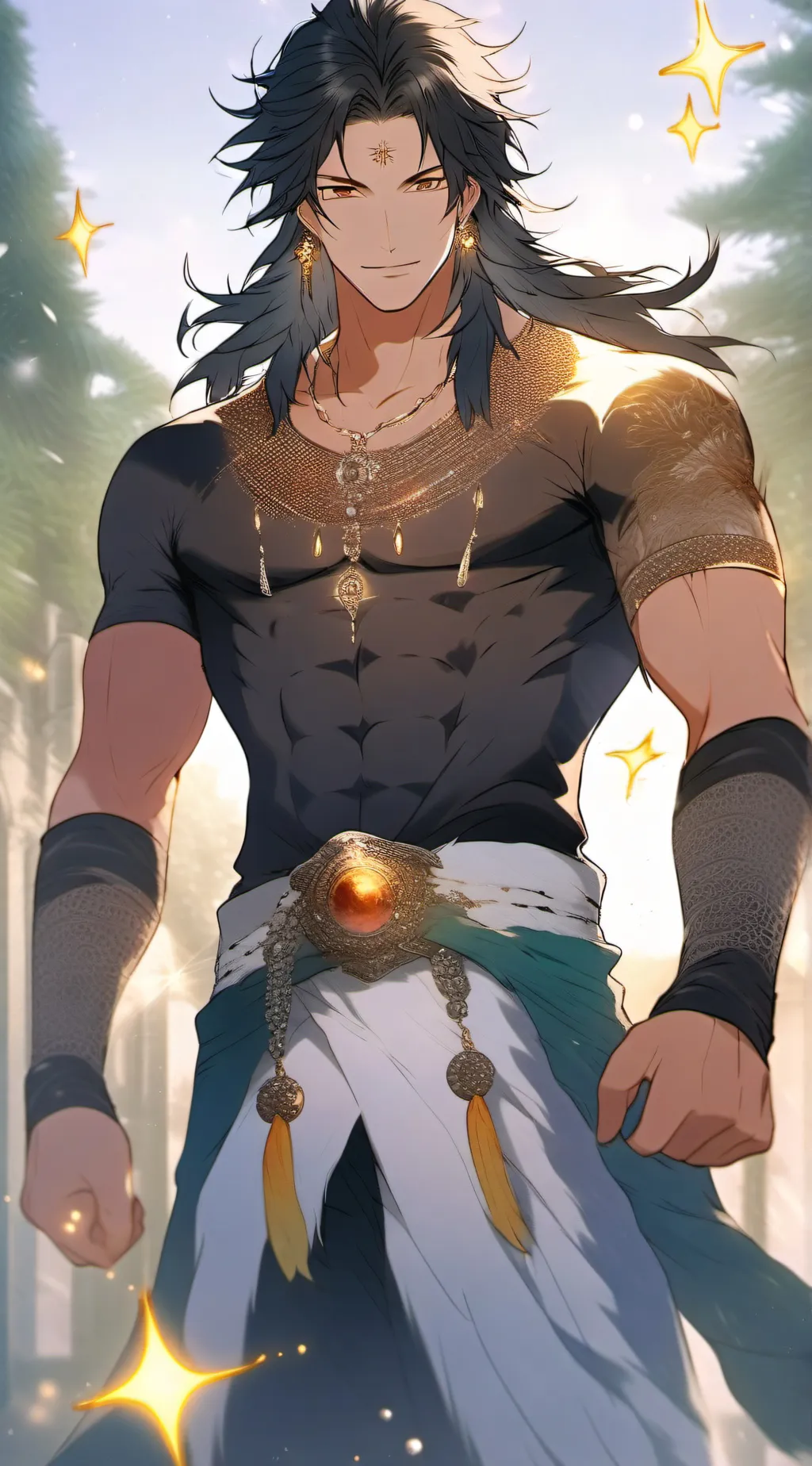 ai character: Morax background