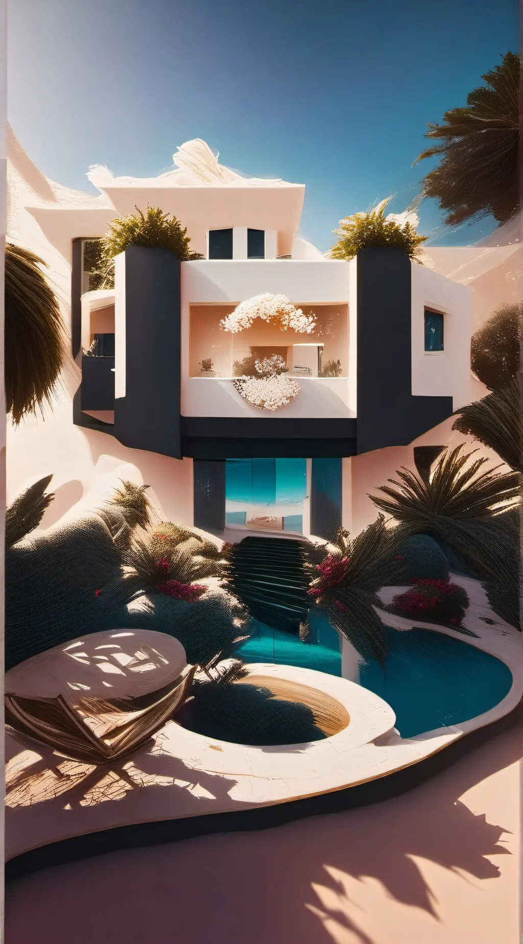 ai character: Love island background