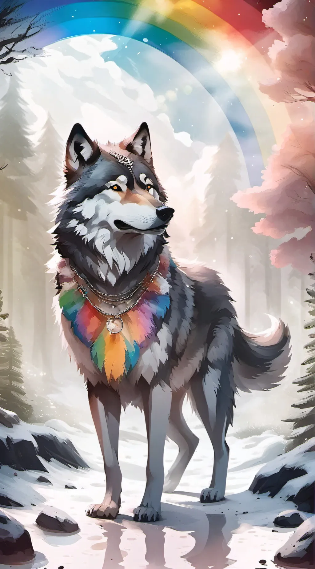 ai character: Scarlet background