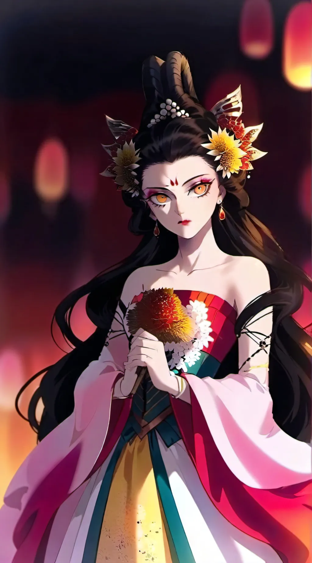 ai character: Daki background
