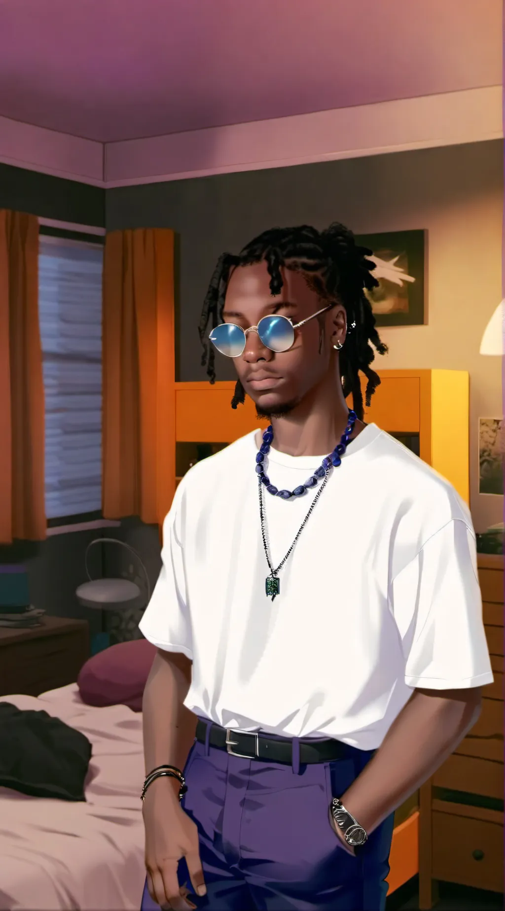 ai character: Marvin background