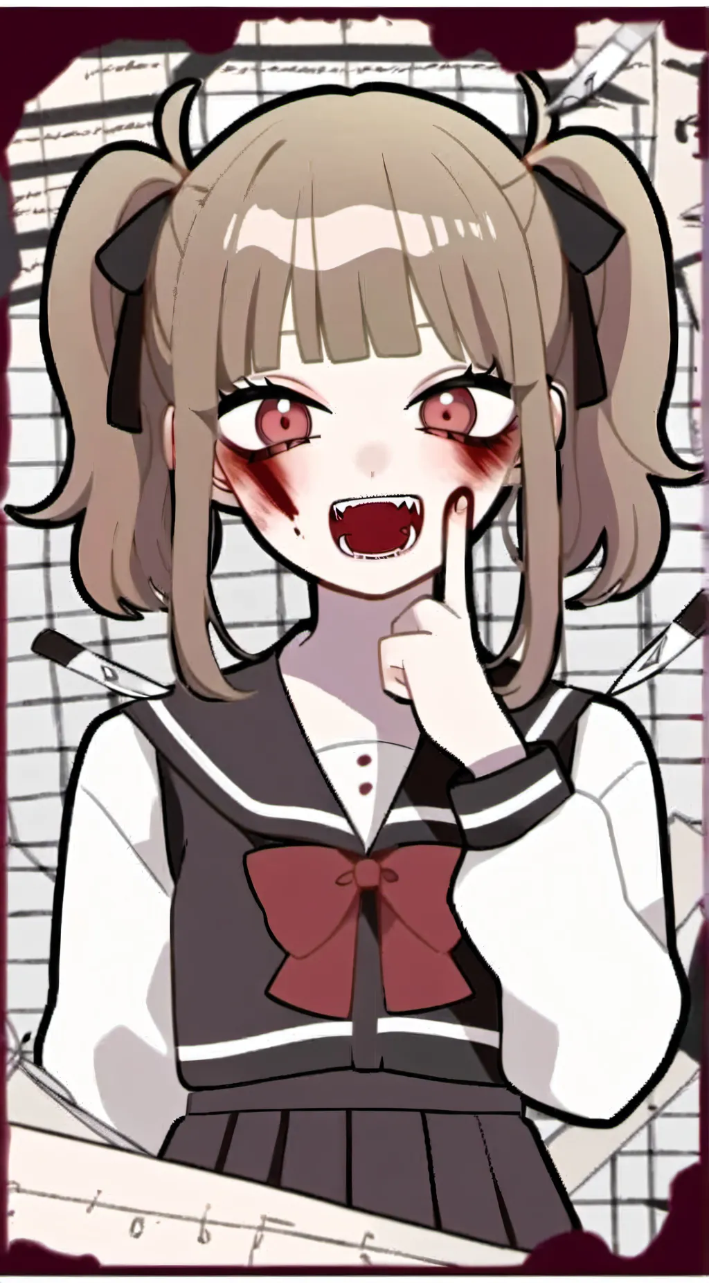 ai character: Toga background