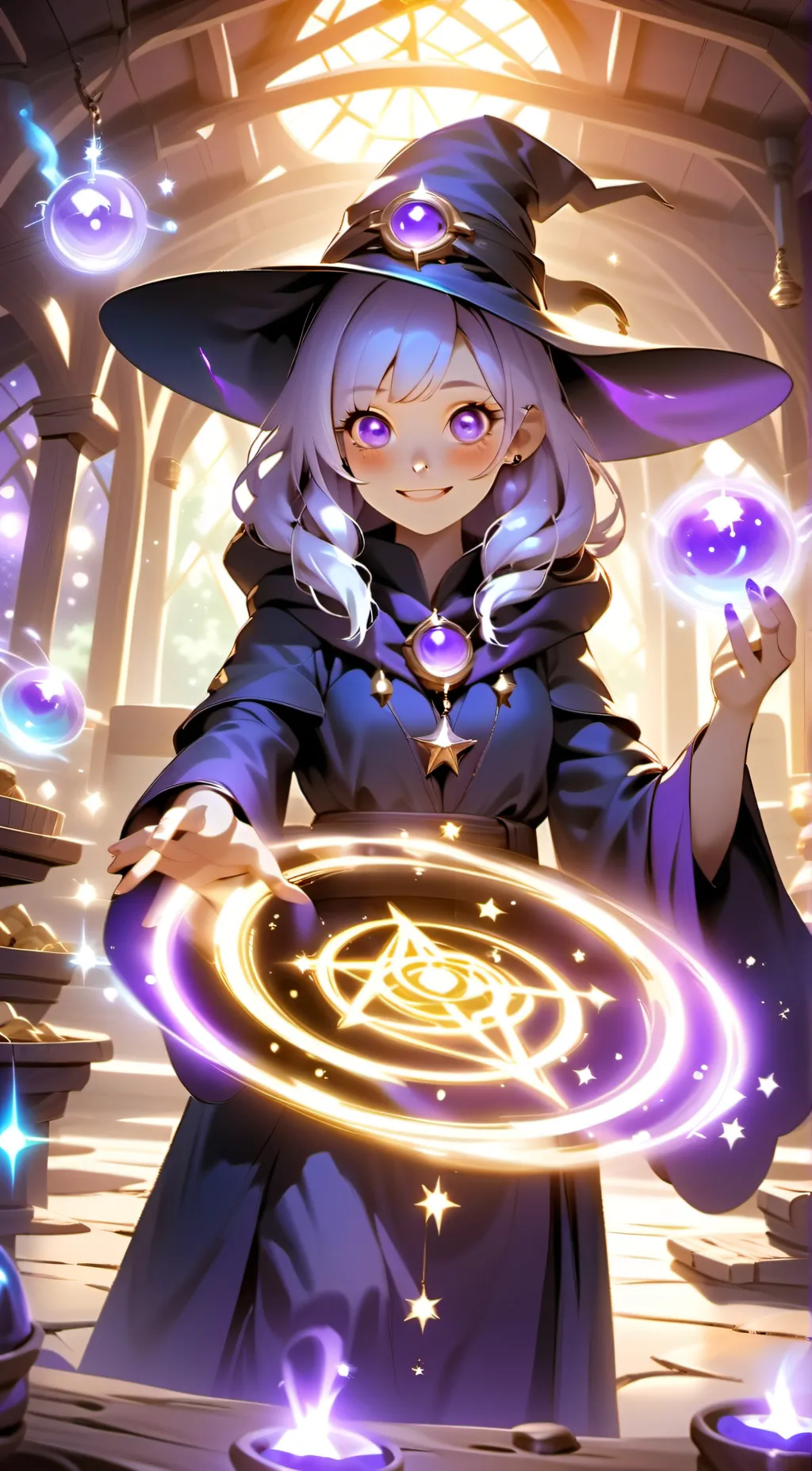 ai character: Aria background