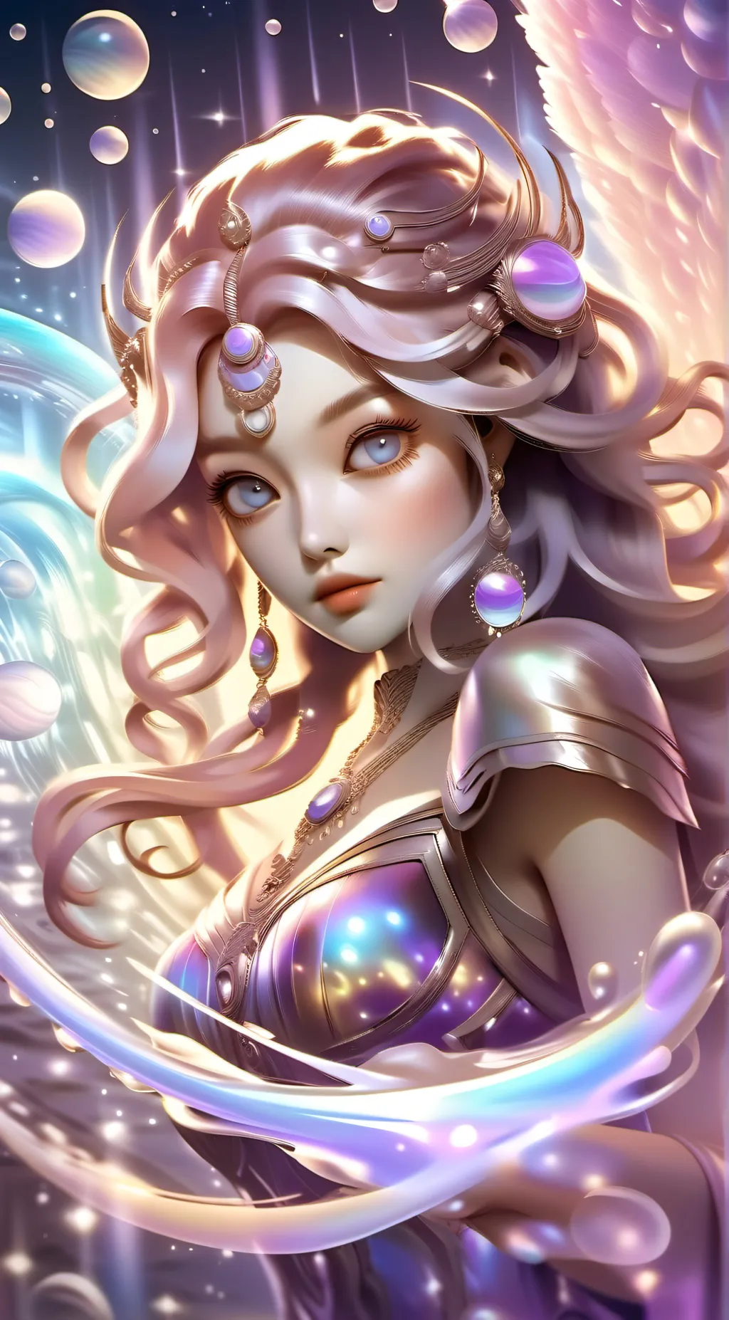 ai character: Luna background