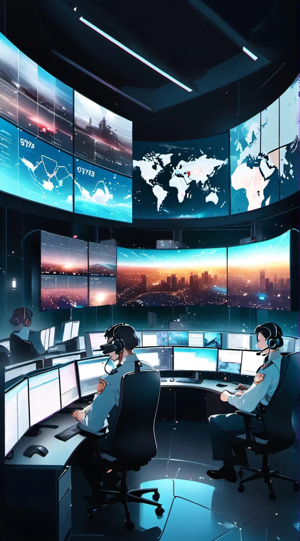 ai character: 911 Operations background