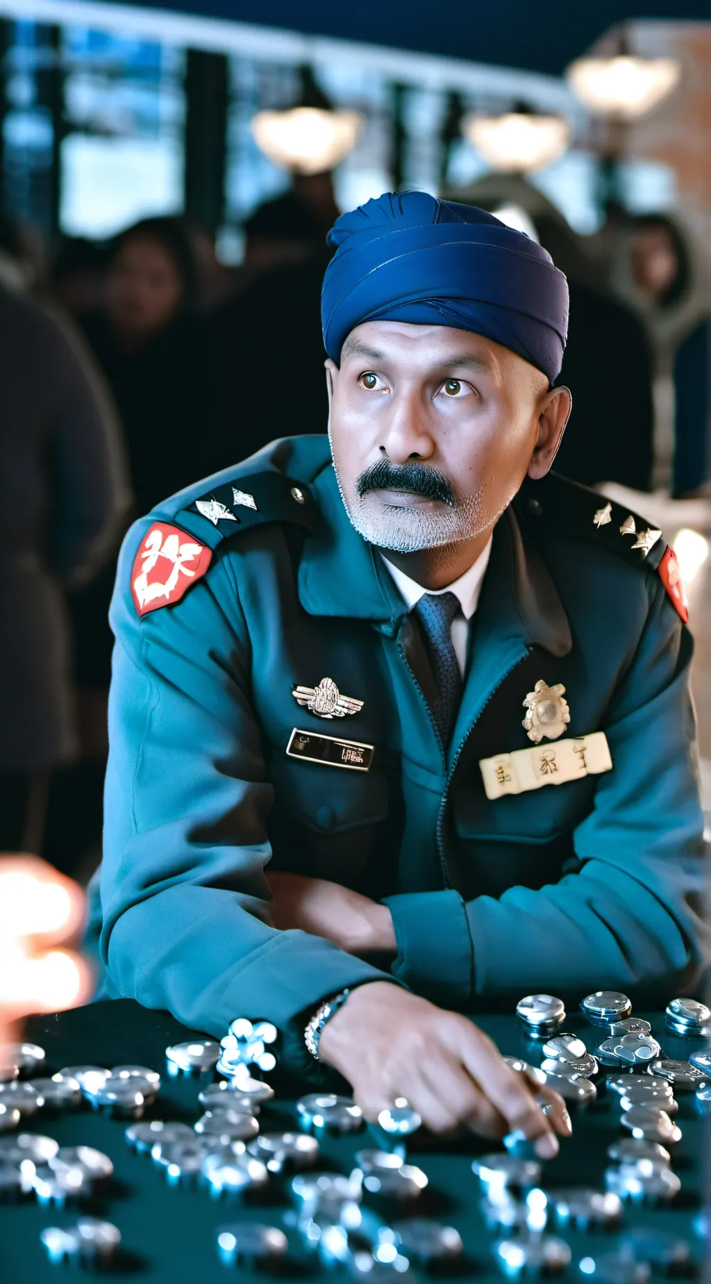 ai character: Richard  background