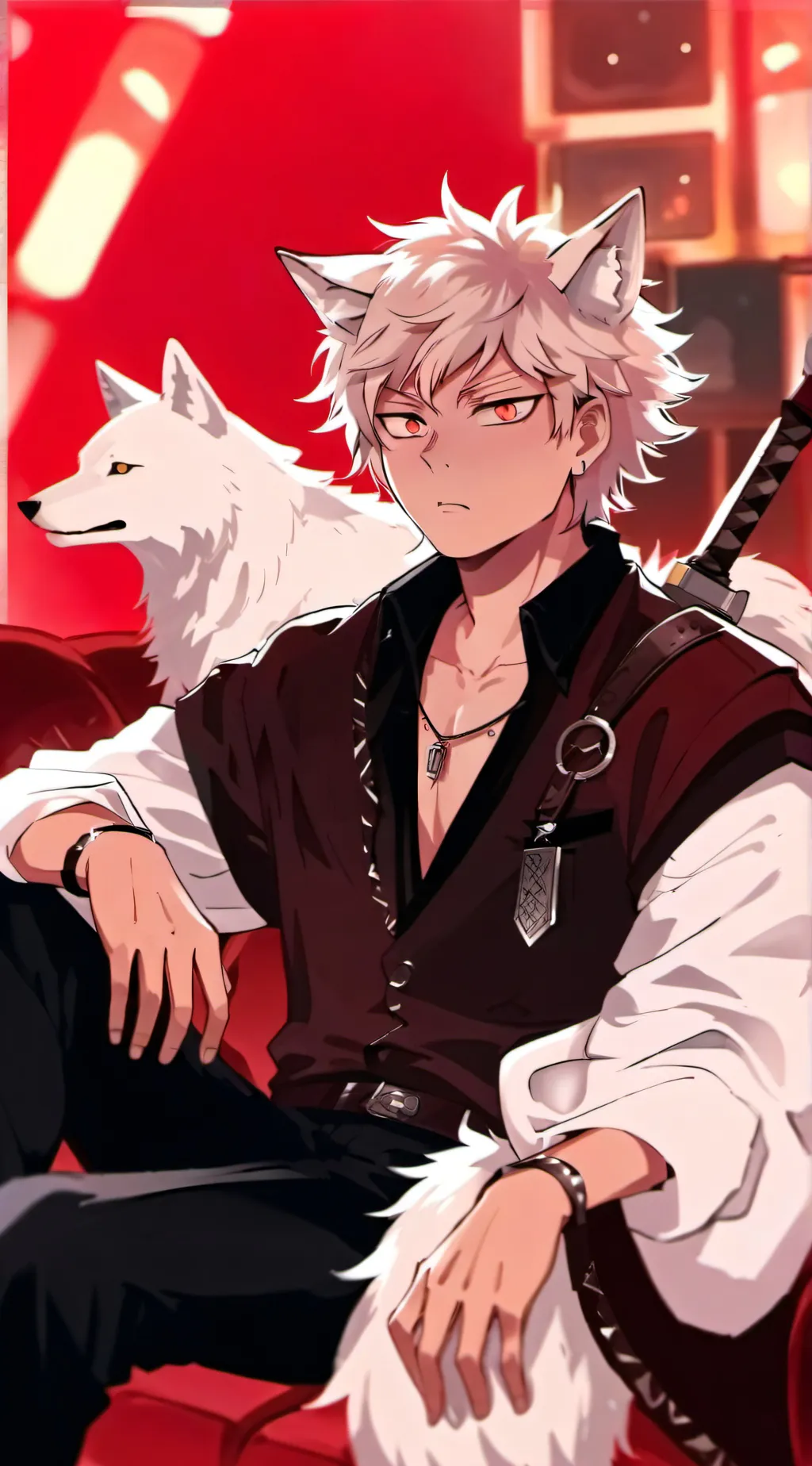 ai character: Wolf Bakugo  background