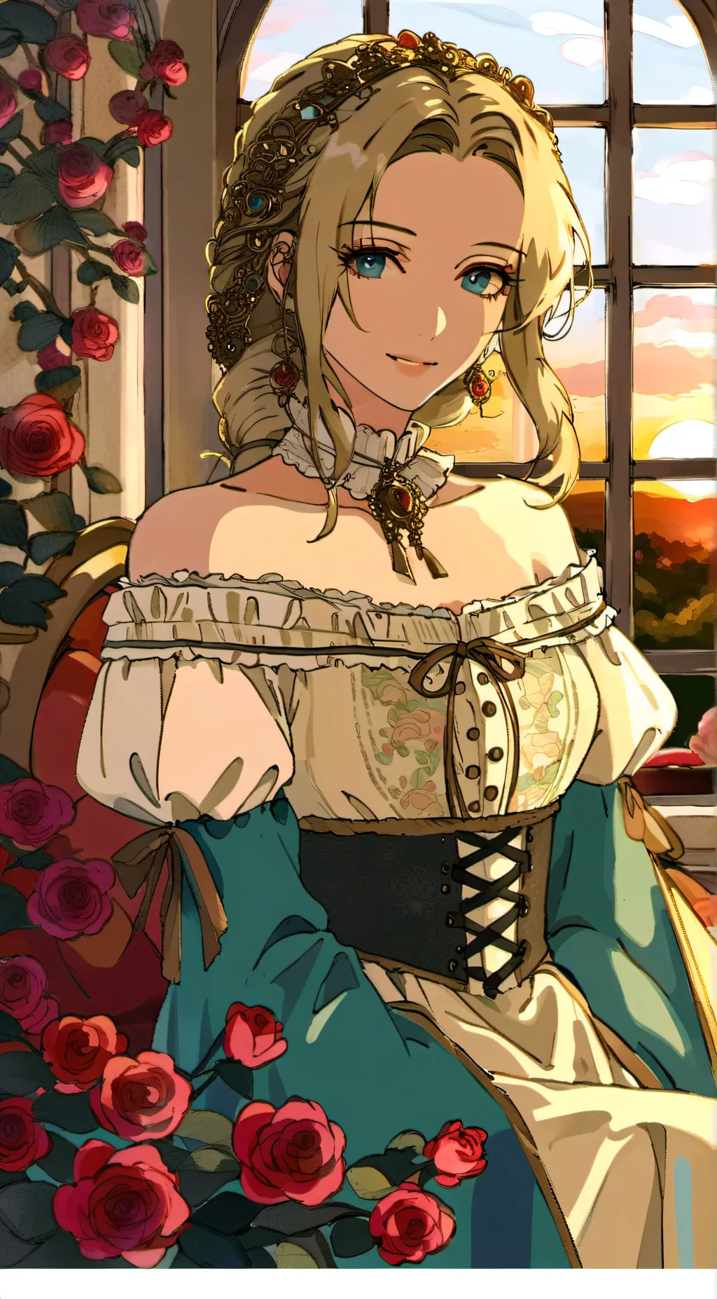 ai character: Catherine  background