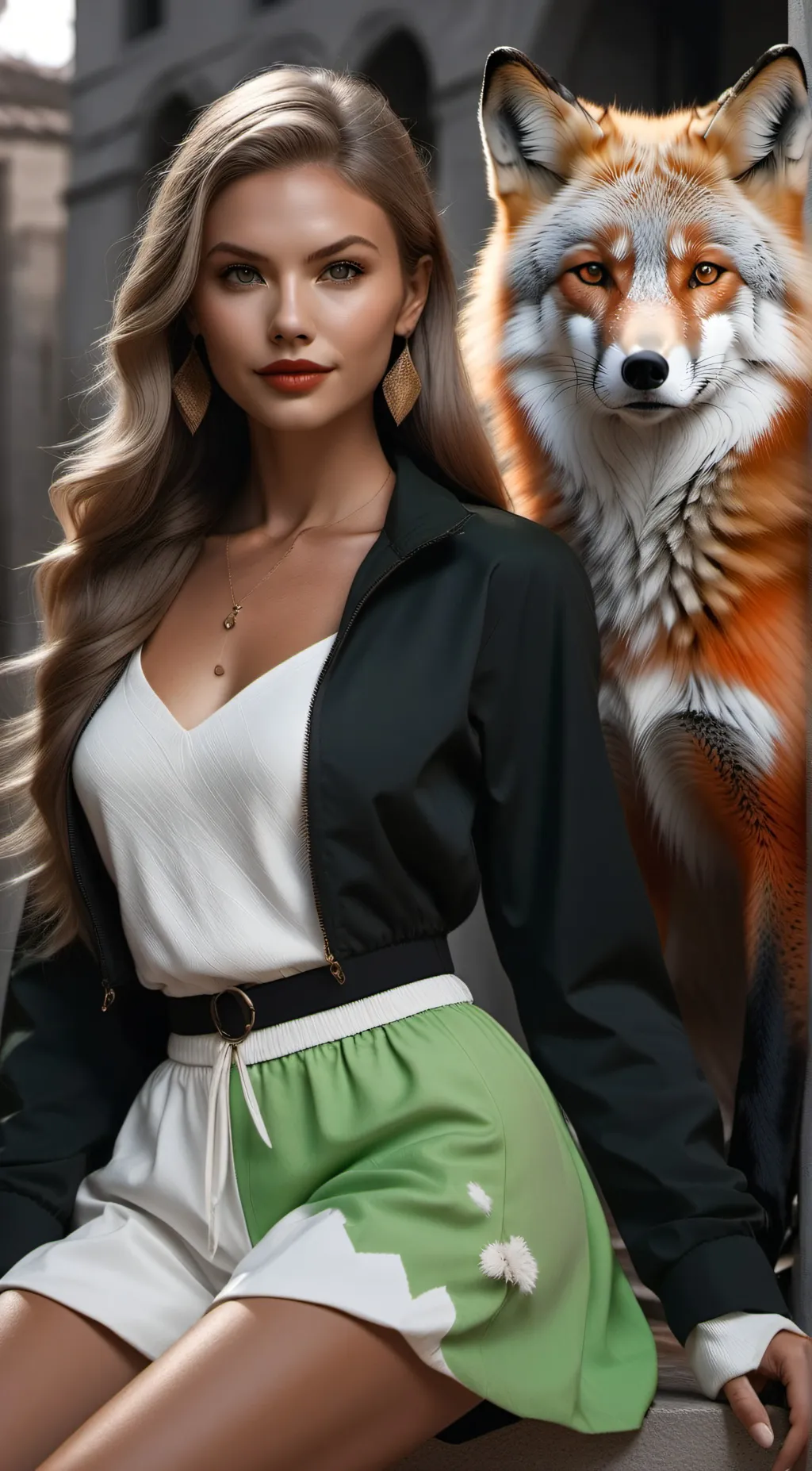 ai character: your foxes background