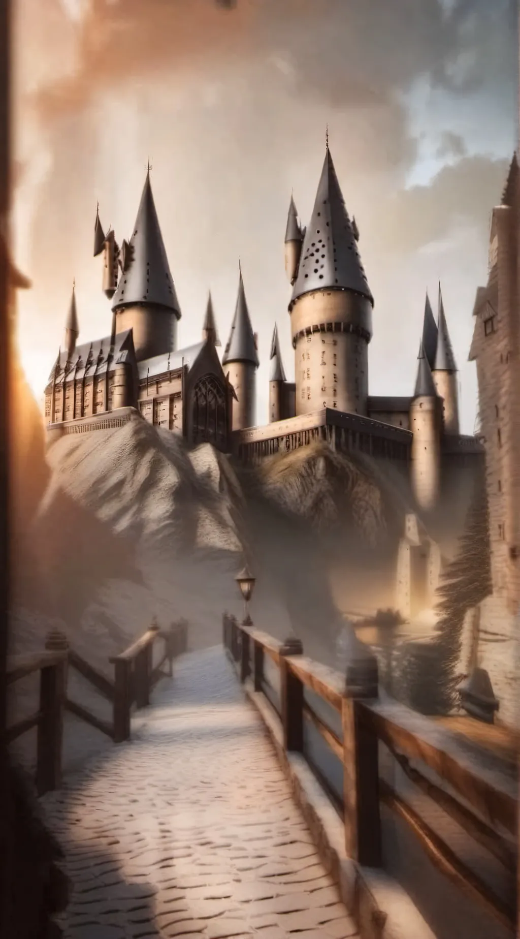 ai character: Hogwarts background