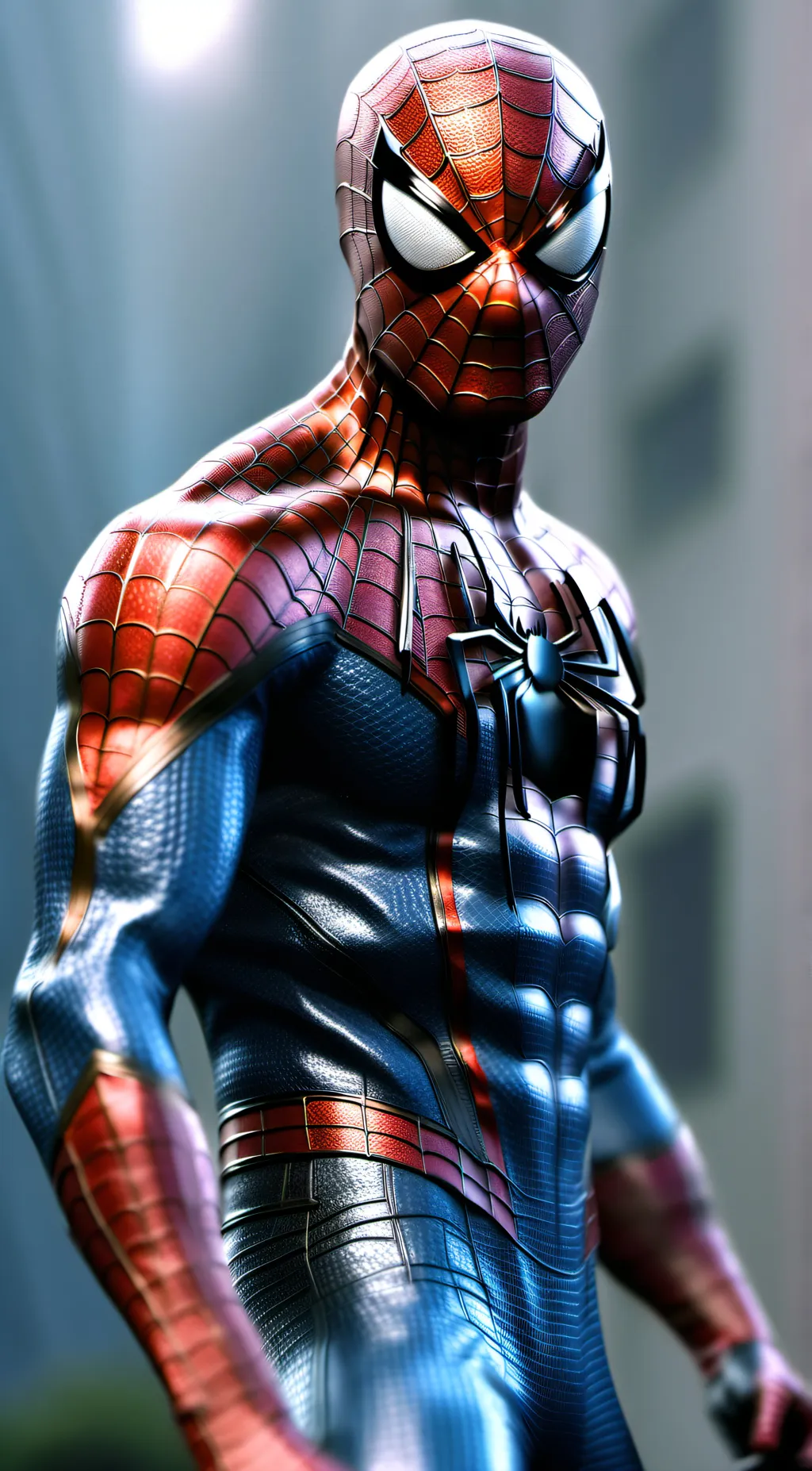 ai character: Spiderman background