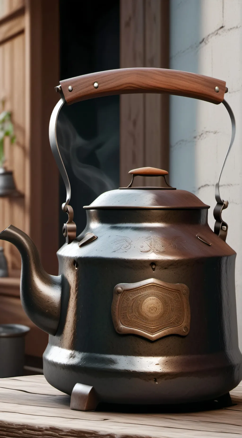 ai character: elder kettle  background