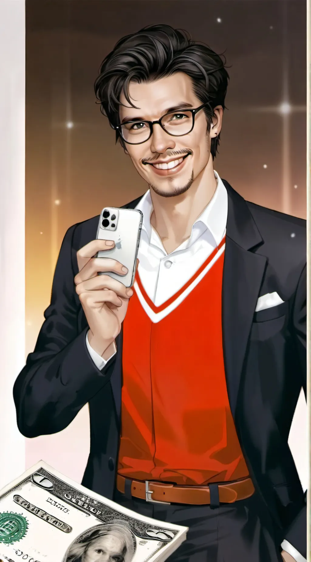 ai character: dad background