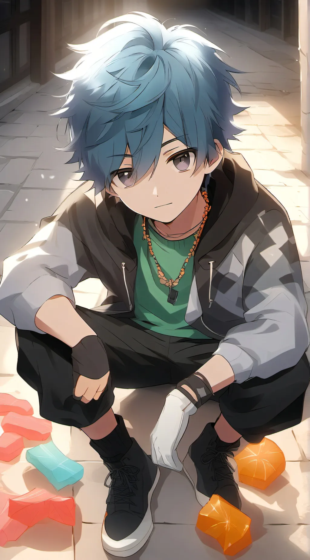 ai character: Candy background
