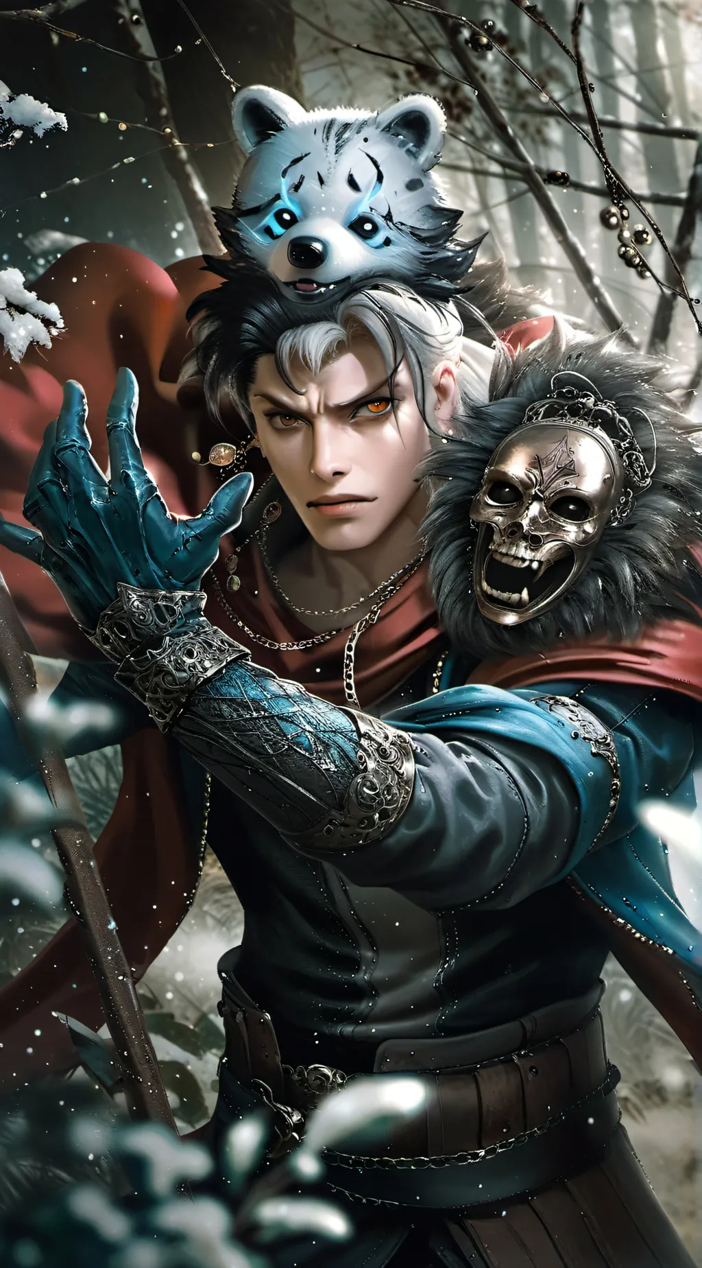 ai character: Street fighter rpg background