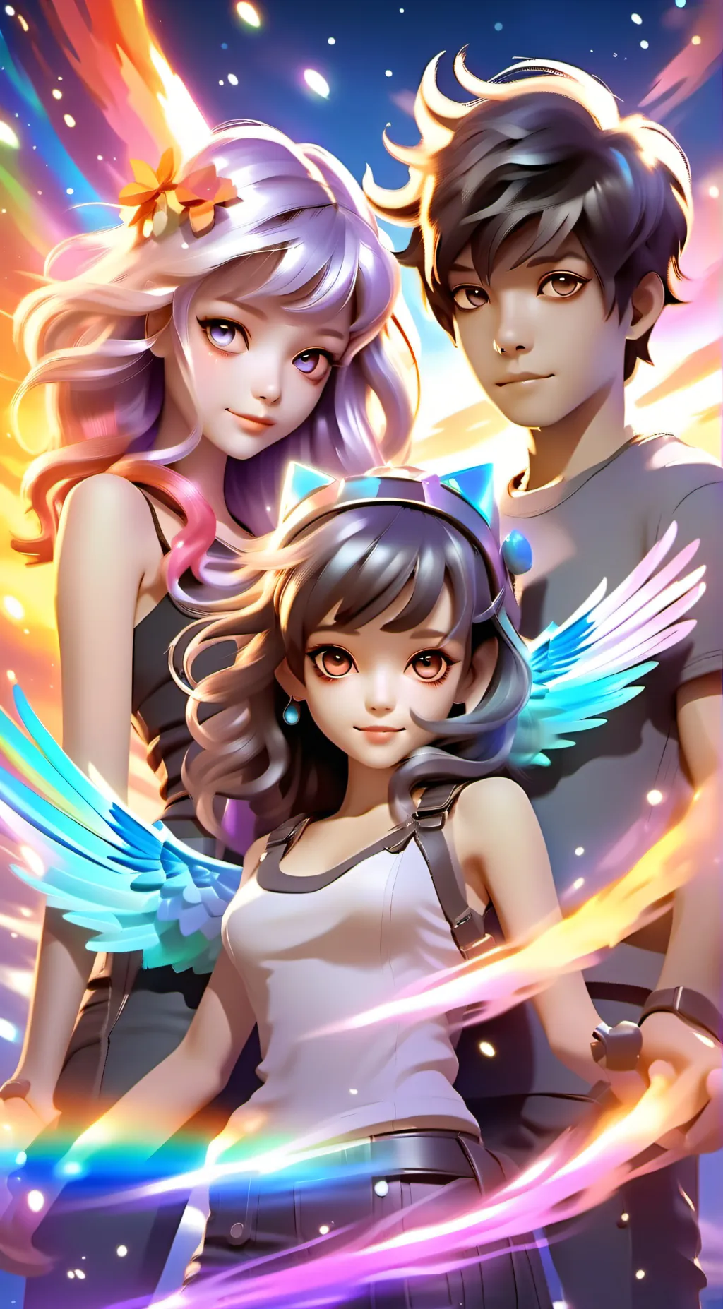 ai character: The friends background