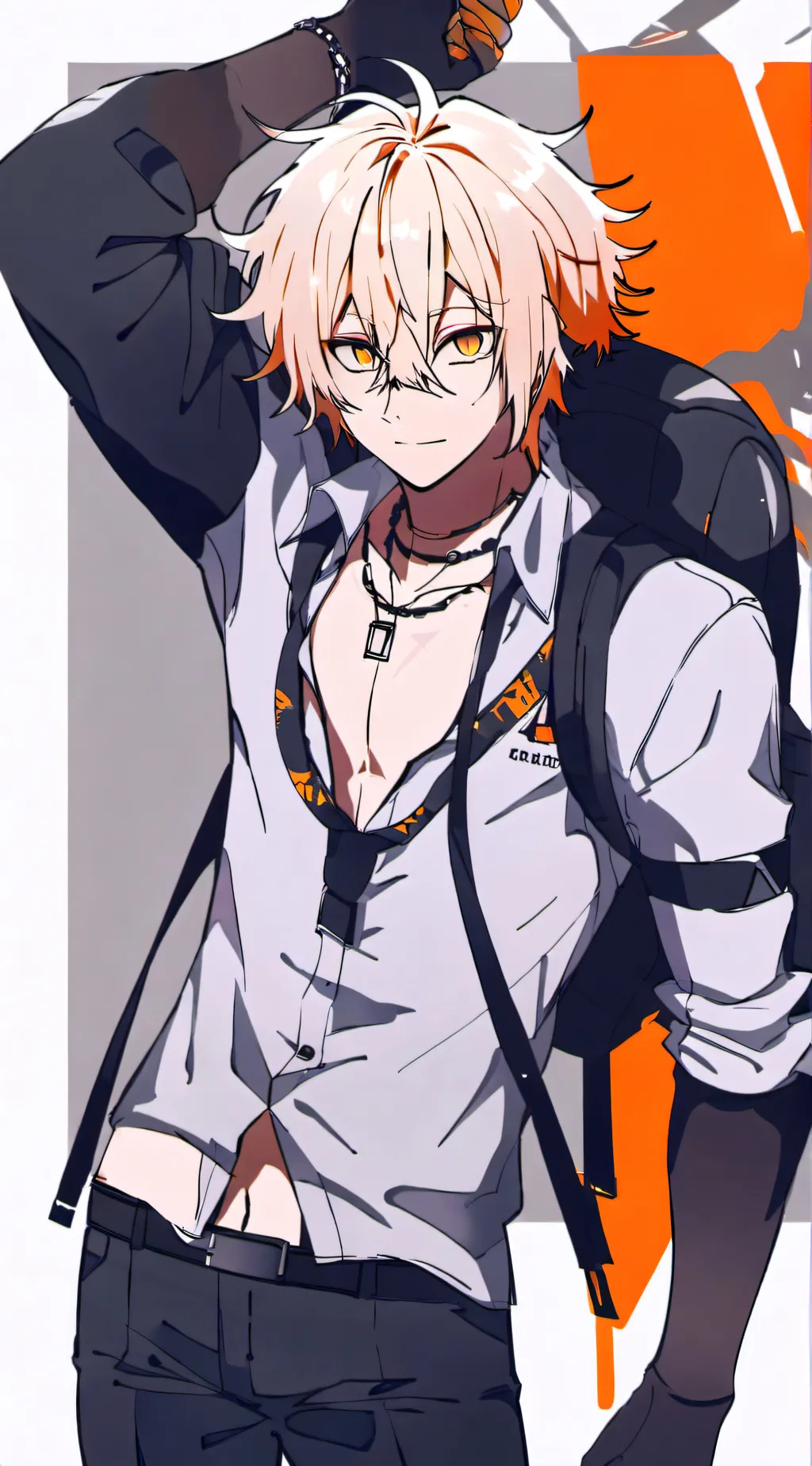 ai character: Katsuki bakugo  background